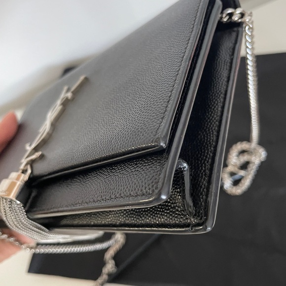 Ysl Saint Laurent Kate Tassel Chain Wallet - Picture 6 of 12